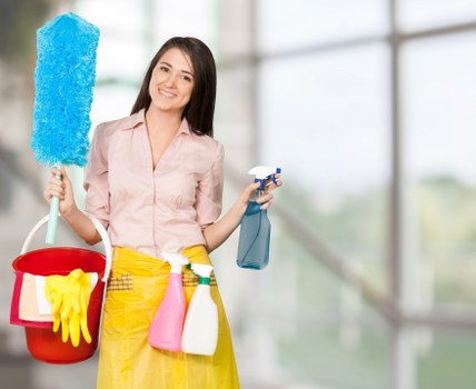 Detailed oven cleaning service for a modern appliance