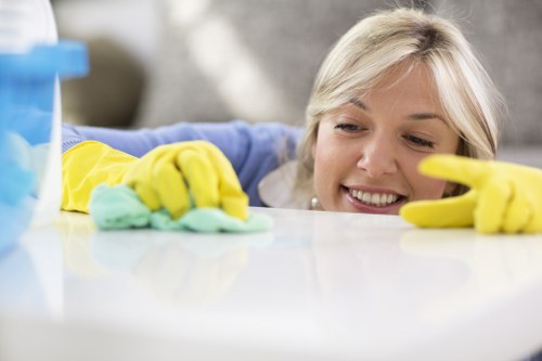 Professional home cleaning in a Hammersmith kitchen