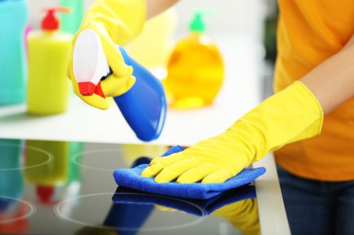 Cleaners process chart showing complaint handling stages