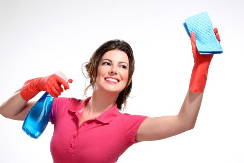 Domestic cleaners in Hammersmith preparing a tidy living room